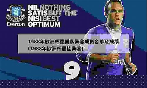 1988年欧洲杯德国阵容-1988年欧洲杯分组
