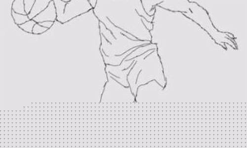 打篮球的新闻特写范文200字-打篮球的新闻画画