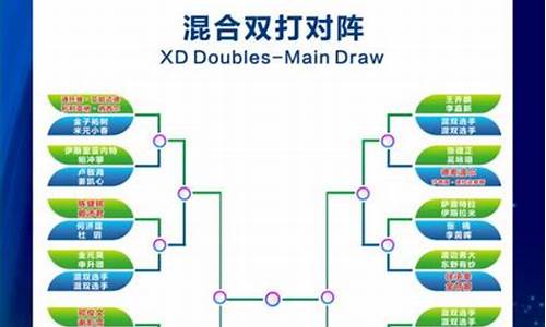 羽毛球单打对阵表格图-羽毛球单打对阵表