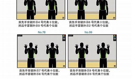 篮球裁判小节结束手势视频-篮球裁判小节结束手势