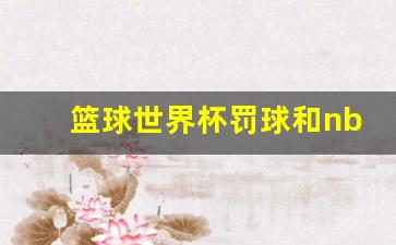 篮球世界杯罚球和nba罚球-篮球世界杯罚球和nba罚球的区别